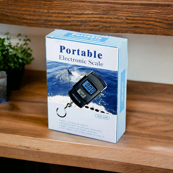 🔋 Portable Electronic Scale – Digital Hanging Luggage & Weight Hook Scale