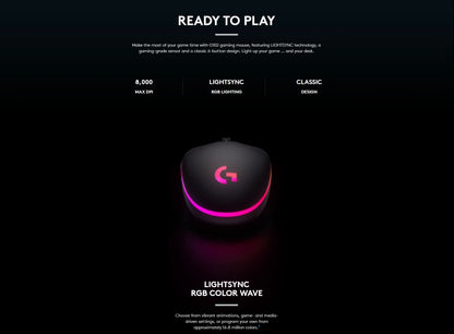 Logitech G102 LightSync RGB Gaming Mouse