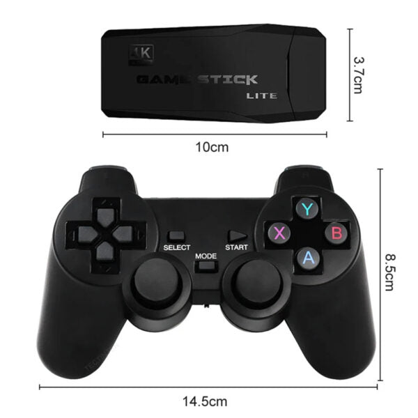 🎮 GameStick LITE 4K – Wireless 2.4G Game Console with Dual Gamepads