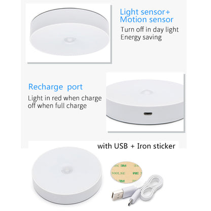 💡 LED Intelligent Induction Lamp – Motion Sensor Rechargeable Light
