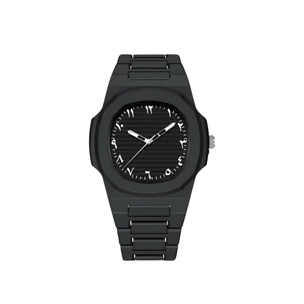 Nuqtah Black Arabic Watch