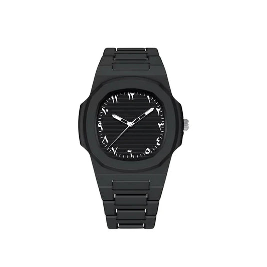 Nuqtah Black Arabic Watch