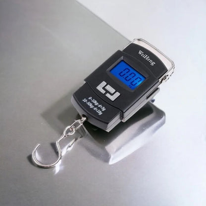 🔋 Portable Electronic Scale – Digital Hanging Luggage & Weight Hook Scale