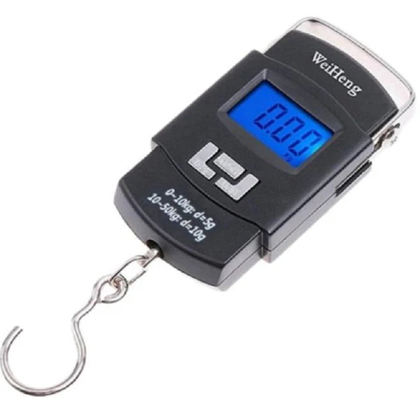 🔋 Portable Electronic Scale – Digital Hanging Luggage & Weight Hook Scale