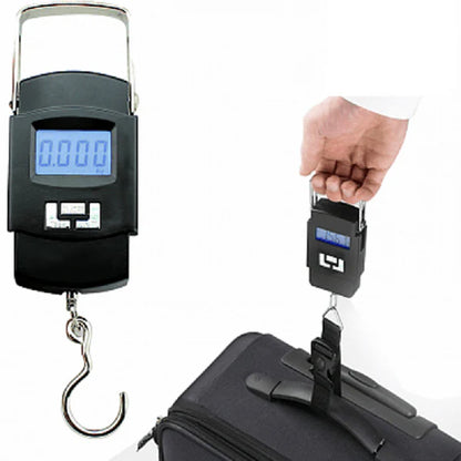 🔋 Portable Electronic Scale – Digital Hanging Luggage & Weight Hook Scale